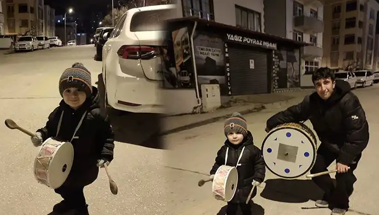 Türkiye'nin En Küçük Ramazan Davulcusu: Minik Yetenek Tüm Gözleri Üzerine Çekti