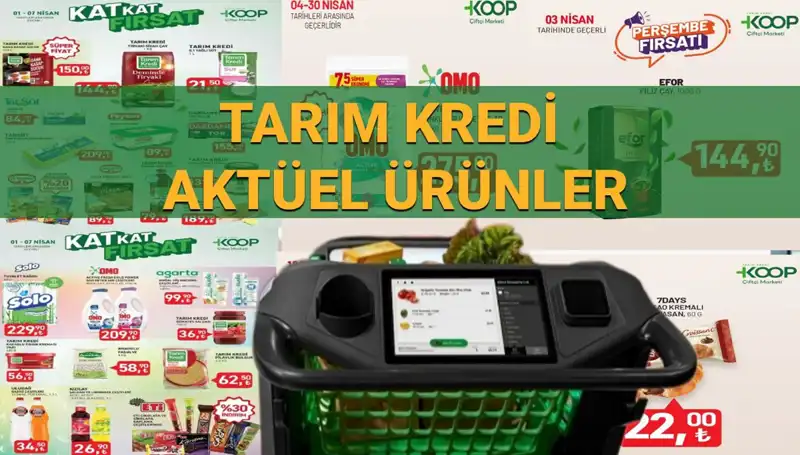 Tarım Kredi Marketleri'nden Nisan Ayına Özel İndirimli Ürünlistesi